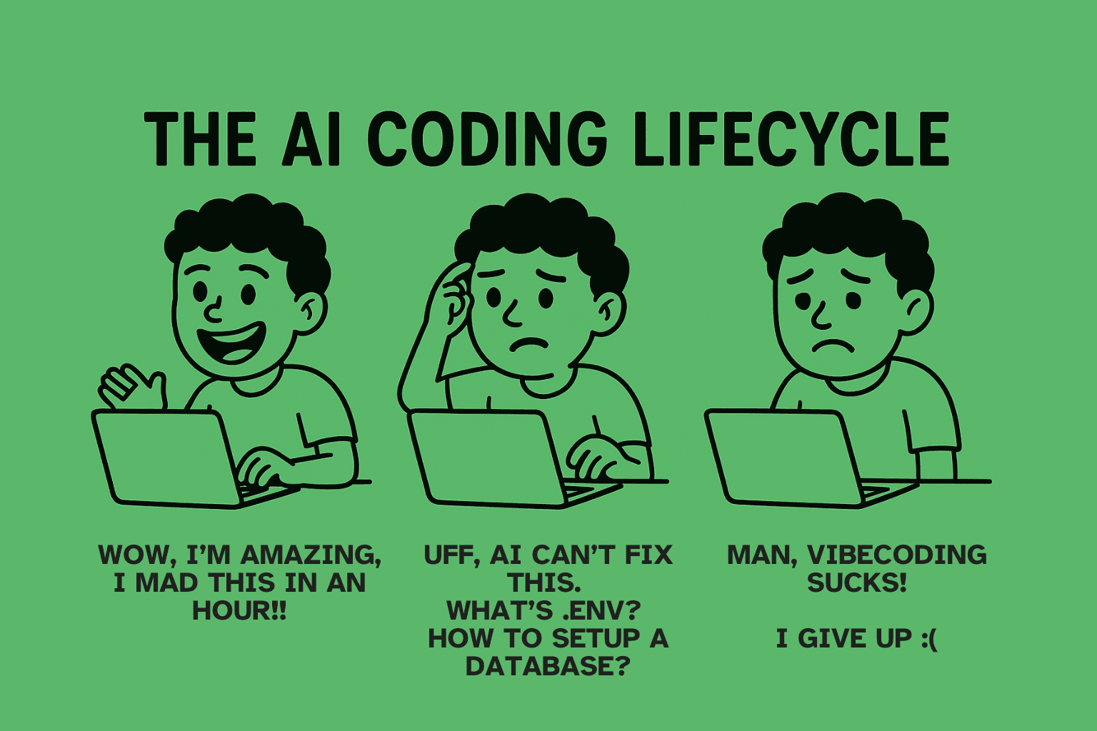 The AI Coding Lifecycle - From excitement to frustration